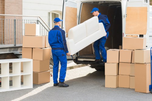 Office relocation materials prepared for a Camden Town commercial move
