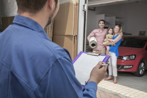 Camdentown van service handling furniture transport