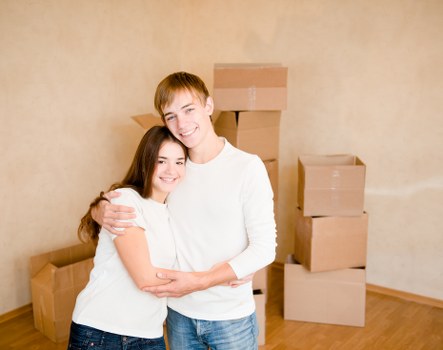 Loading furniture into a van for a Camdentown relocation