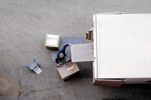 Low-carbon van used for sustainable removals in Camden