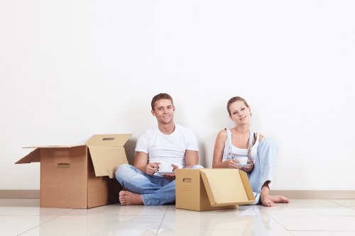 Packing and loading a moving van for a Camden Town move