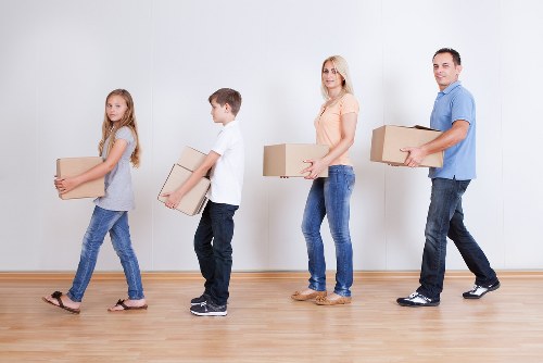 Removal van ready for a Camdentown home move