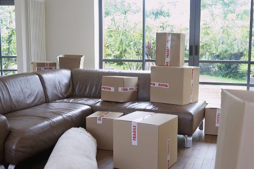 Moving team managing stair access during flat removals in Camdentown